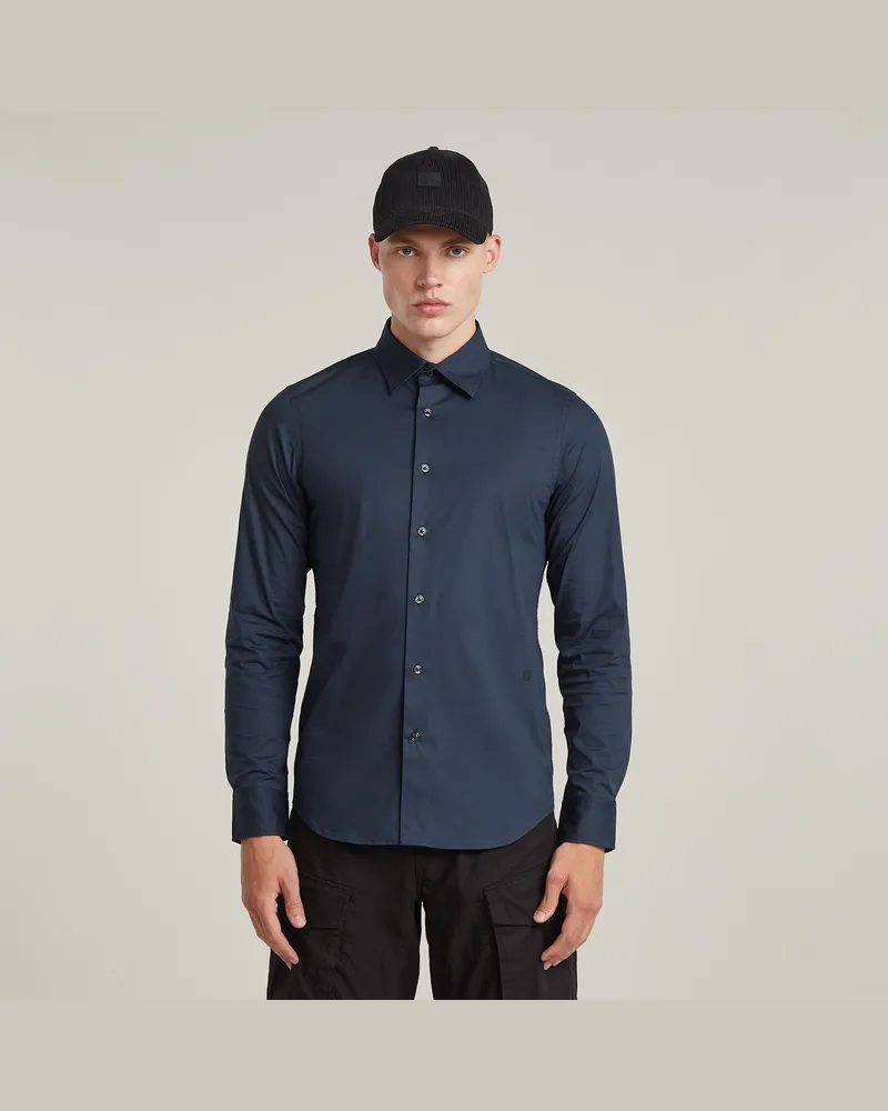 G-STAR RAW Slim Hemd - Dunkelblau - Herren Dunkelblau