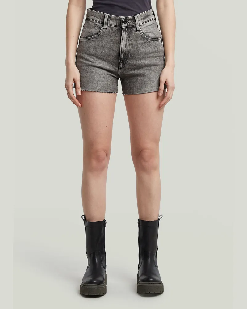 G-STAR RAW Virjinya Slim Shorts - Grau - Damen Grau