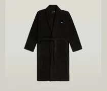 Bademantel - Schwarz - Herren