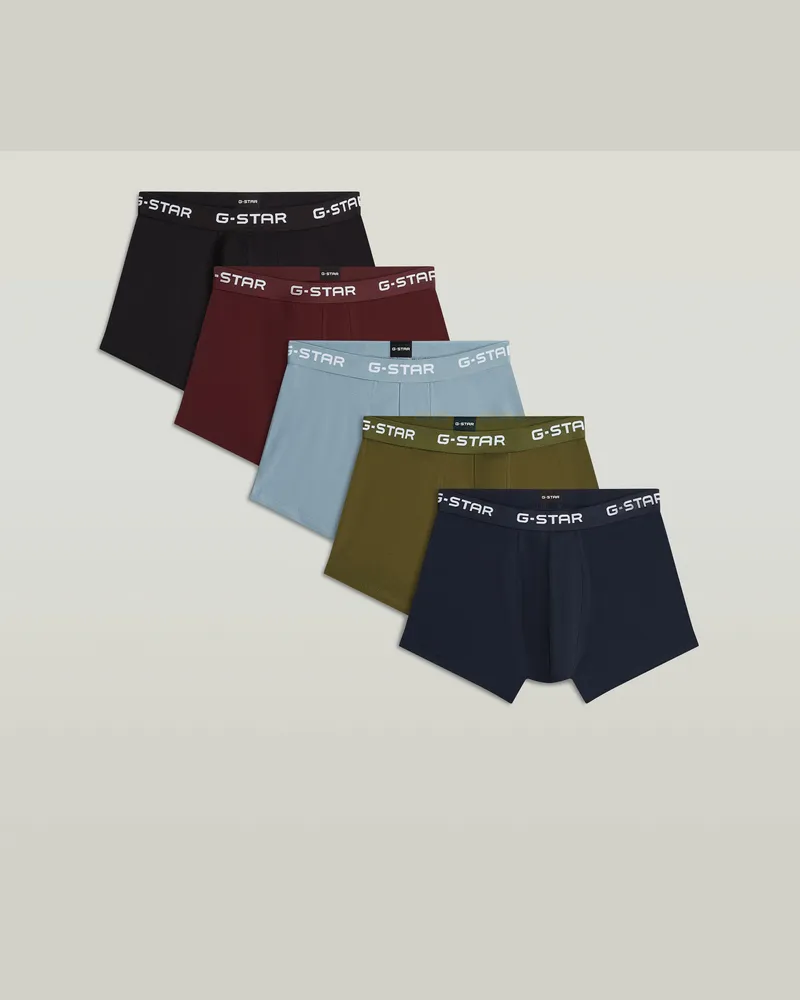 G-STAR RAW Boxer Brief 5er-Pack - Mehrfarbig - Herren Mehrfarbig