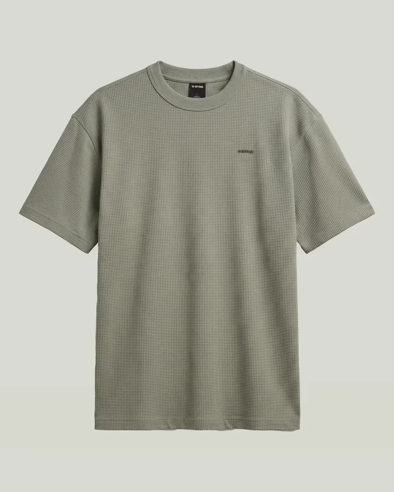 G-STAR RAW Relaxed Textured T-Shirt - Grün - Herren Grün