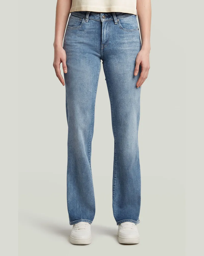 G-STAR RAW G-Bootcut Jeans - Mittelblau - Damen Mittelblau
