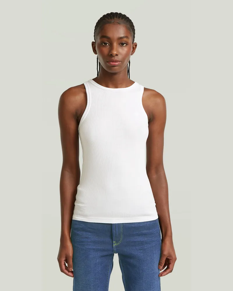 G-STAR RAW Base Tanktop - Weiß - Damen Weiß