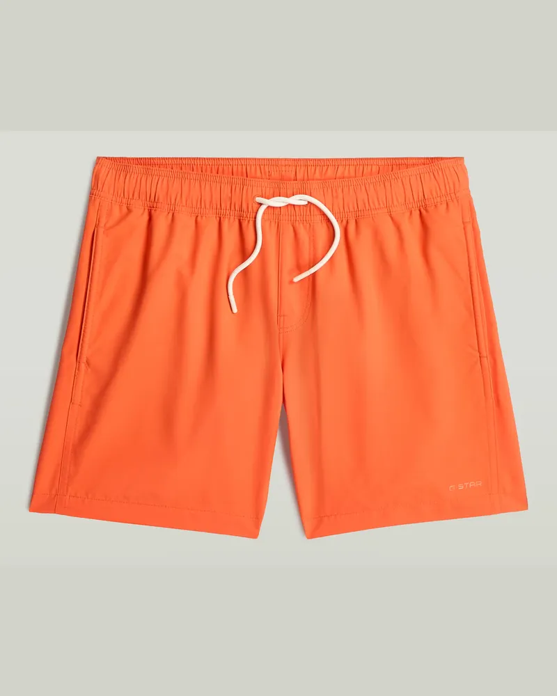 G-STAR RAW Dirik Solid Badeshorts - Orange - Herren Orange
