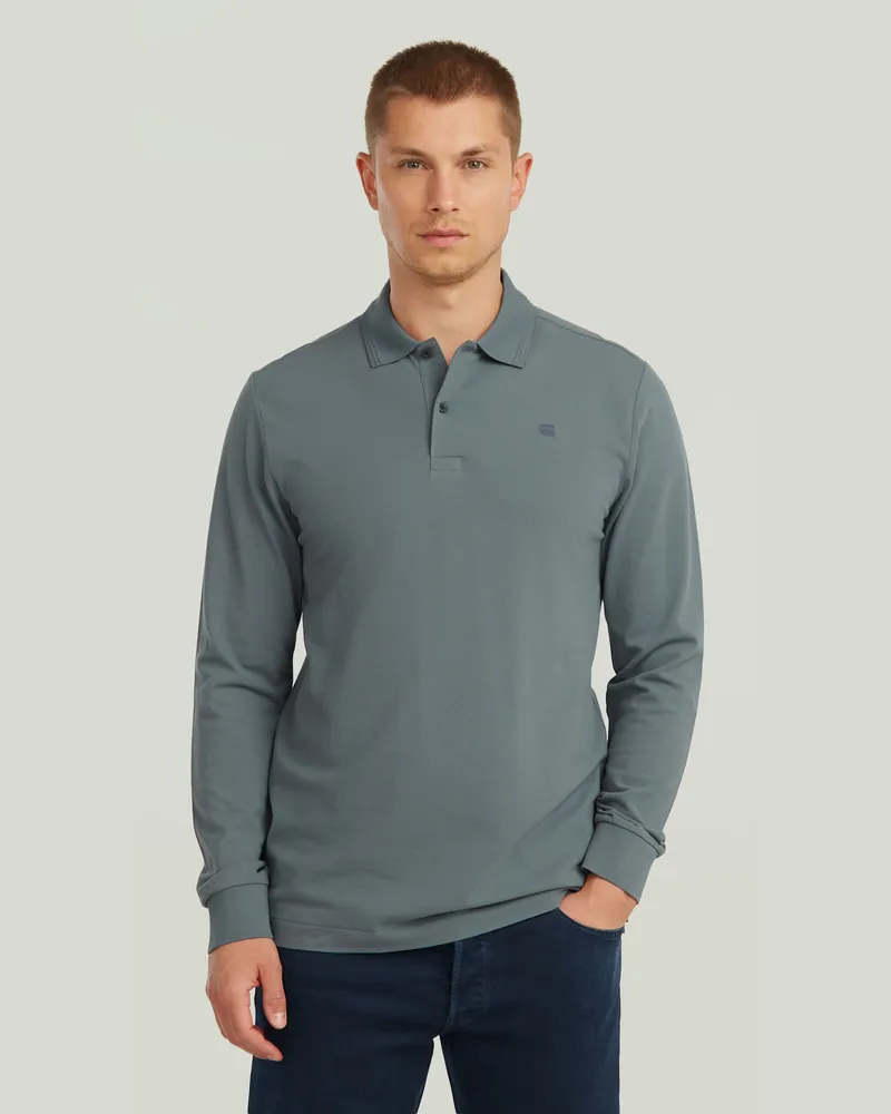 G-STAR RAW Dunda Slim Poloshirt - Grau - Herren Grau