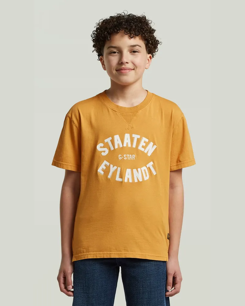 G-STAR RAW Boys Nifous T-Shirt - Gelb - jungen Gelb