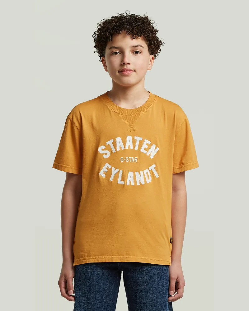 G-STAR RAW Boys Nifous T-Shirt - Gelb - jungen Gelb