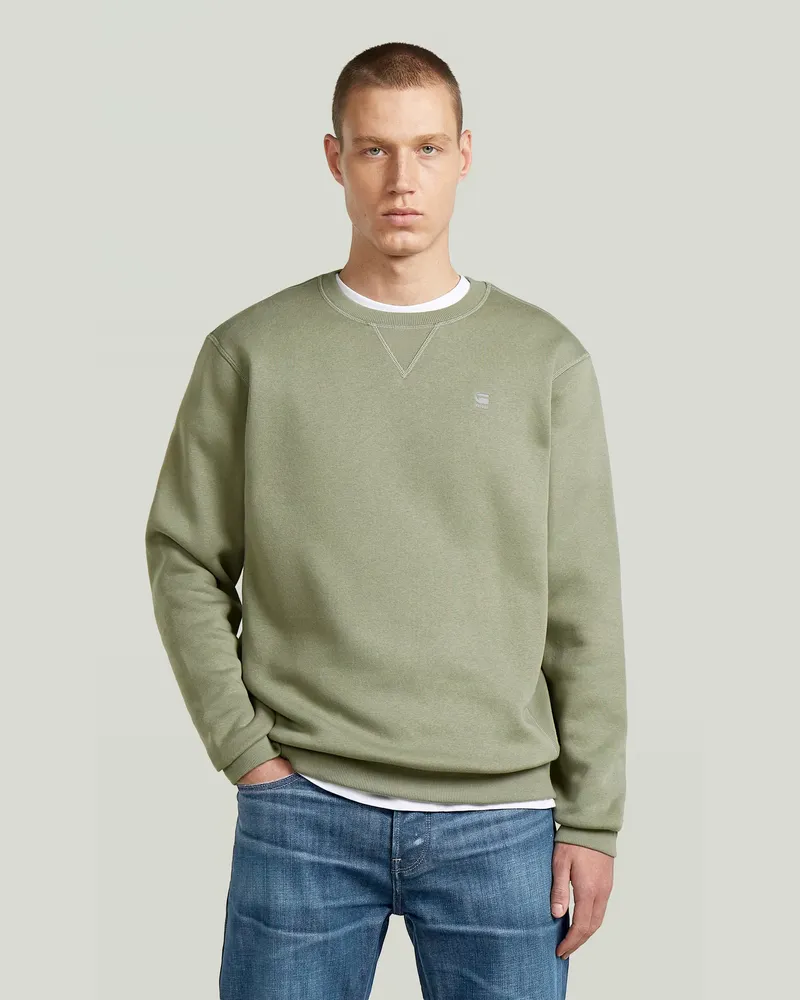 G-STAR RAW Premium Core Sweatshirt - Grün - Herren Grün