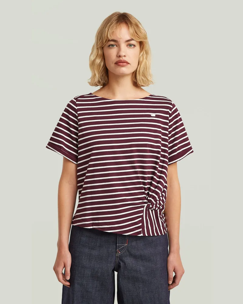 G-STAR RAW Knot T-Shirt - Mehrfarbig - Damen Mehrfarbig
