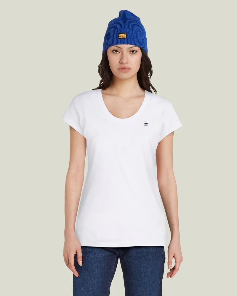 G-STAR RAW Slim Top - Weiß - Damen Weiß