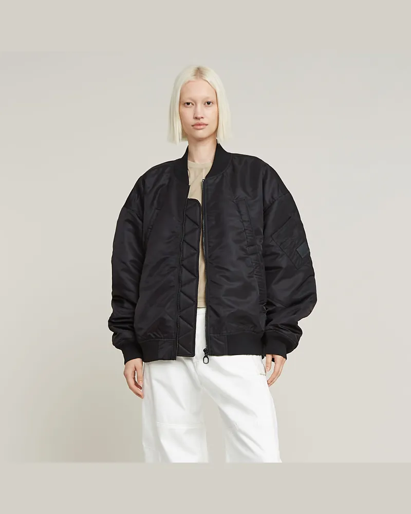 G-STAR RAW Macro Balloon Bomberjacke - Schwarz - Damen Schwarz
