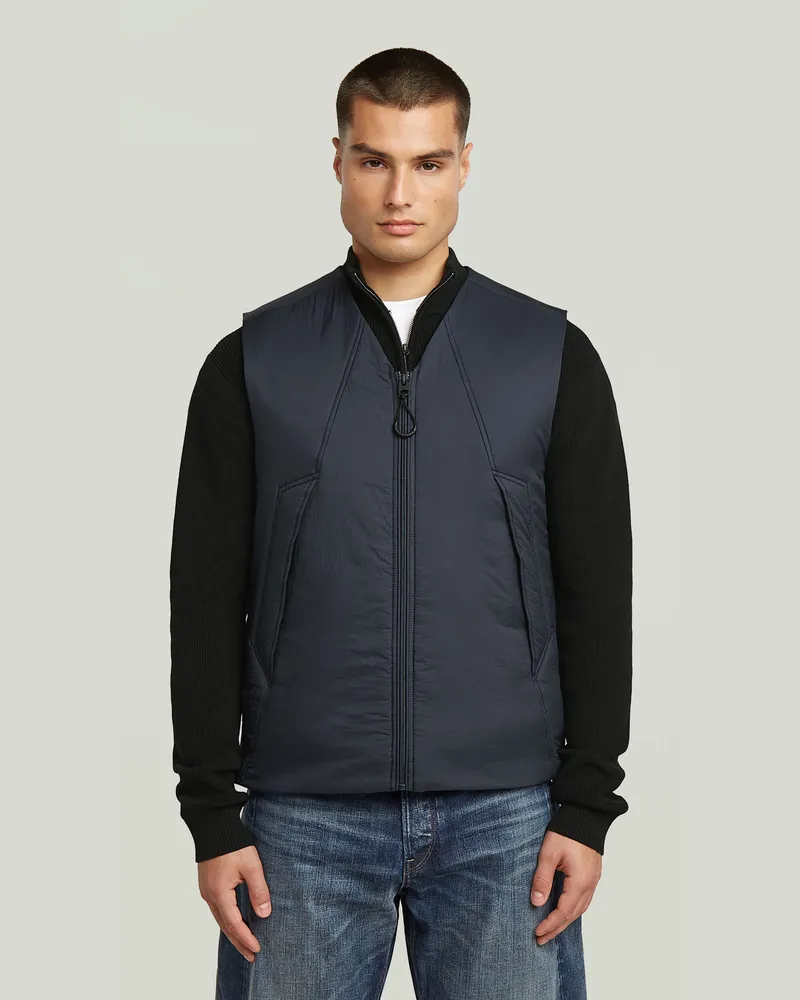 G-STAR RAW Lightweight Cloud Weste - Dunkelblau - Herren Dunkelblau