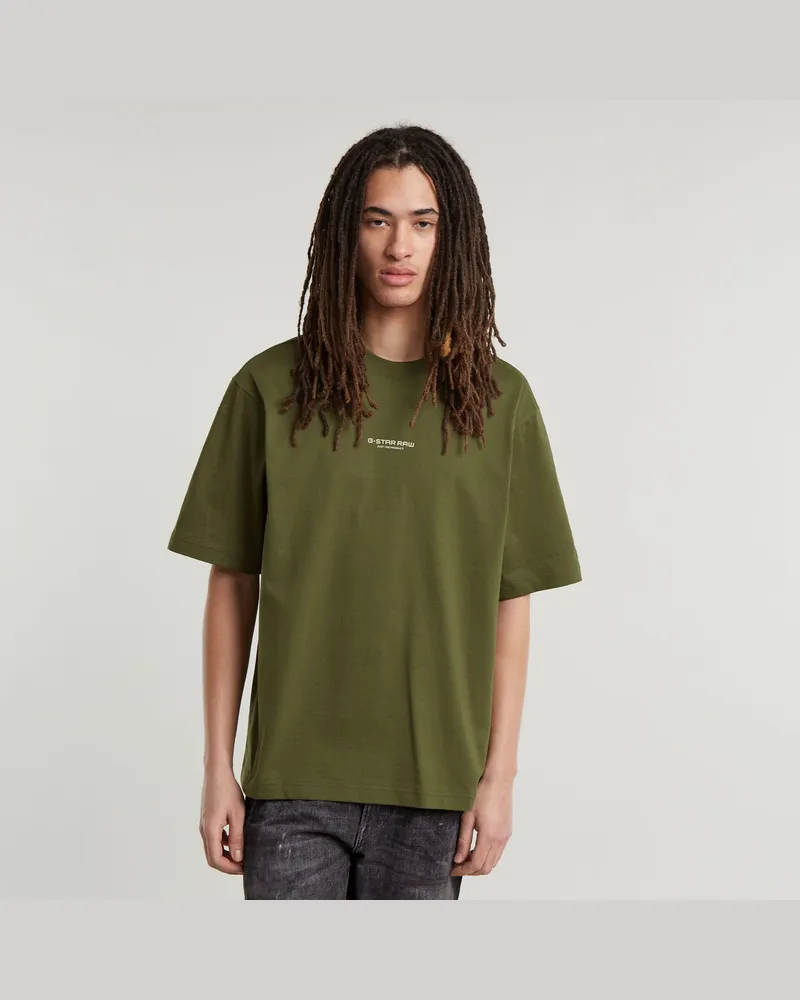 G-STAR RAW Center Chest Boxy T-Shirt - Grün - Herren Grün