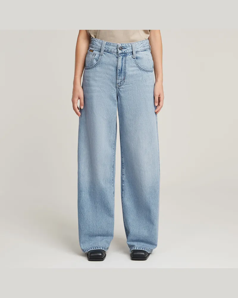 G-STAR RAW Skater High Loose Jeans - Hellblau - Damen Hellblau