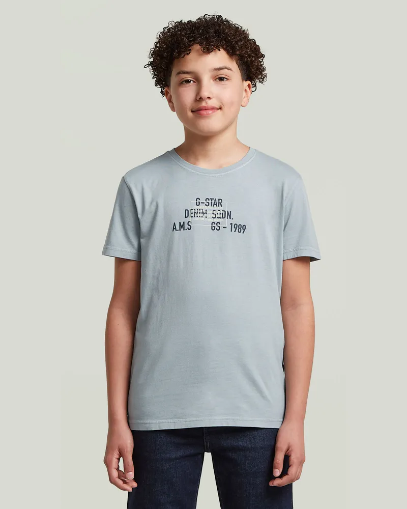 G-STAR RAW Boys Base Sleeveless T-Shirt - Hellblau - jungen Hellblau