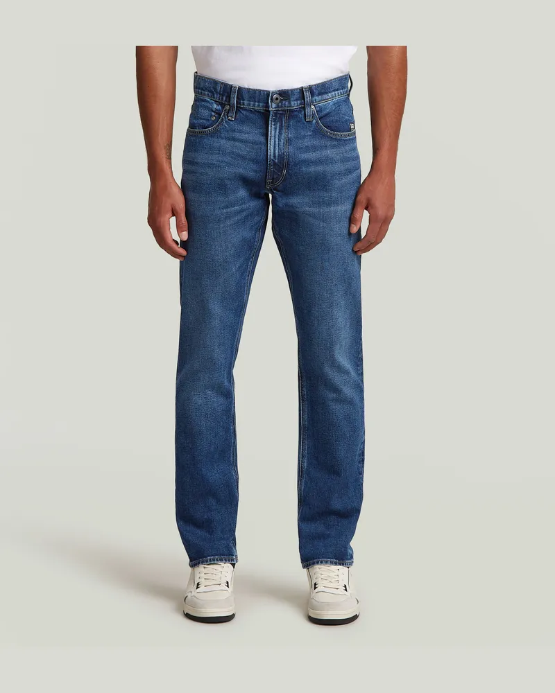 G-STAR RAW Mosa Straight Jeans - Mittelblau - Herren Mittelblau