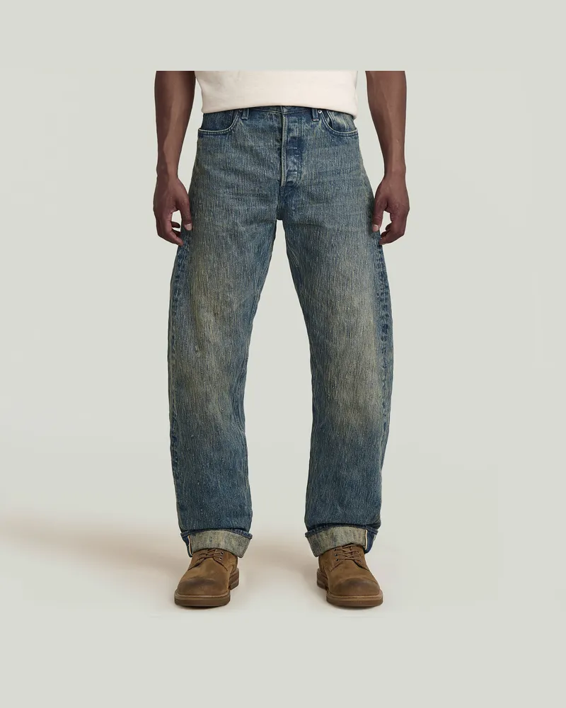 G-STAR RAW G-S018 Bend Selvedge Jeans - Mittelblau - Herren Mittelblau