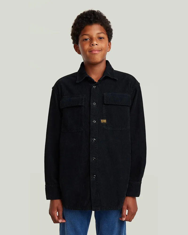 G-STAR RAW Boys CPO Regular Shirt - Dunkelblau - jungen Dunkelblau