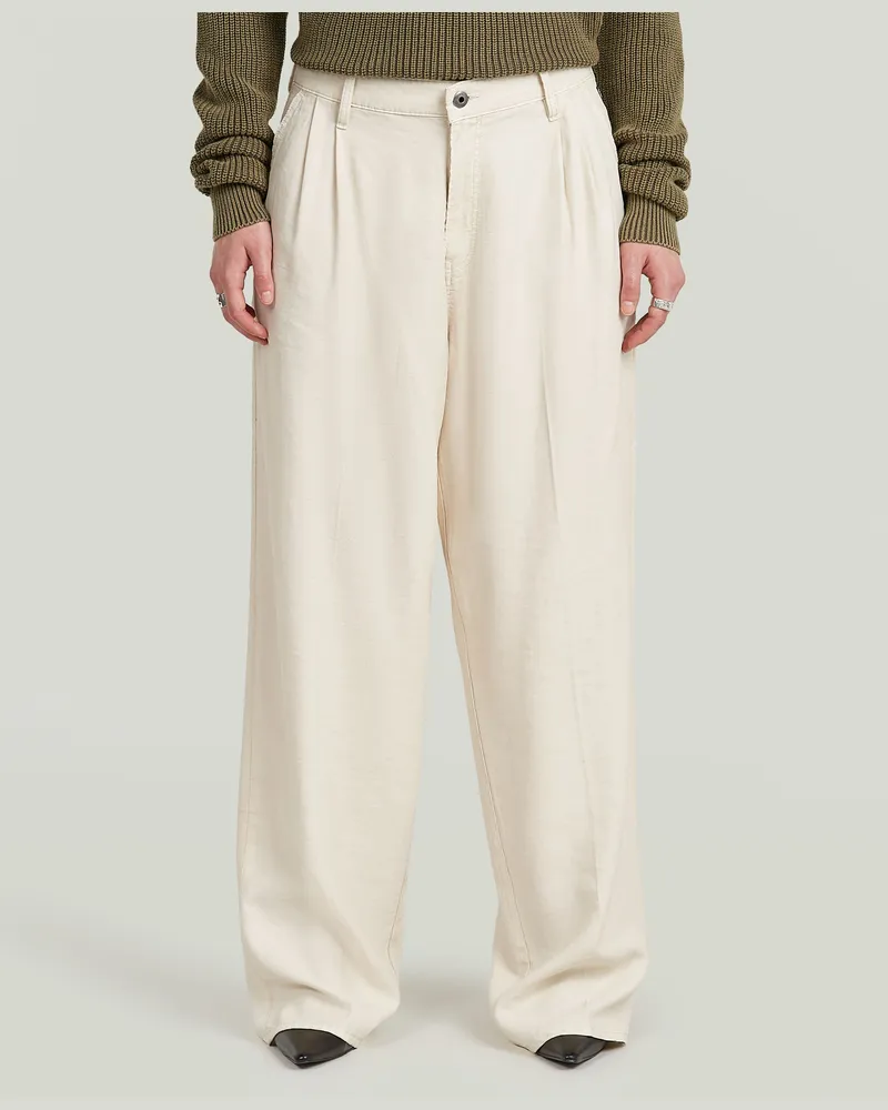 G-STAR RAW Pleated Chino - Beige - Damen Beige