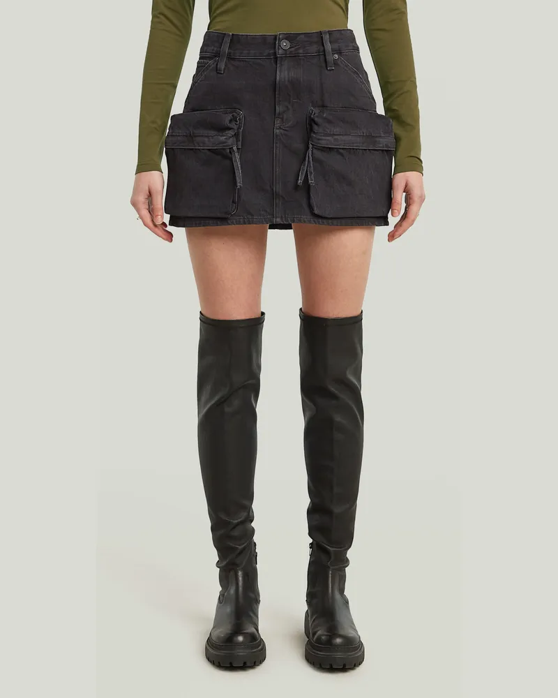 G-STAR RAW Mini Cargo Rock - Schwarz - Damen Schwarz