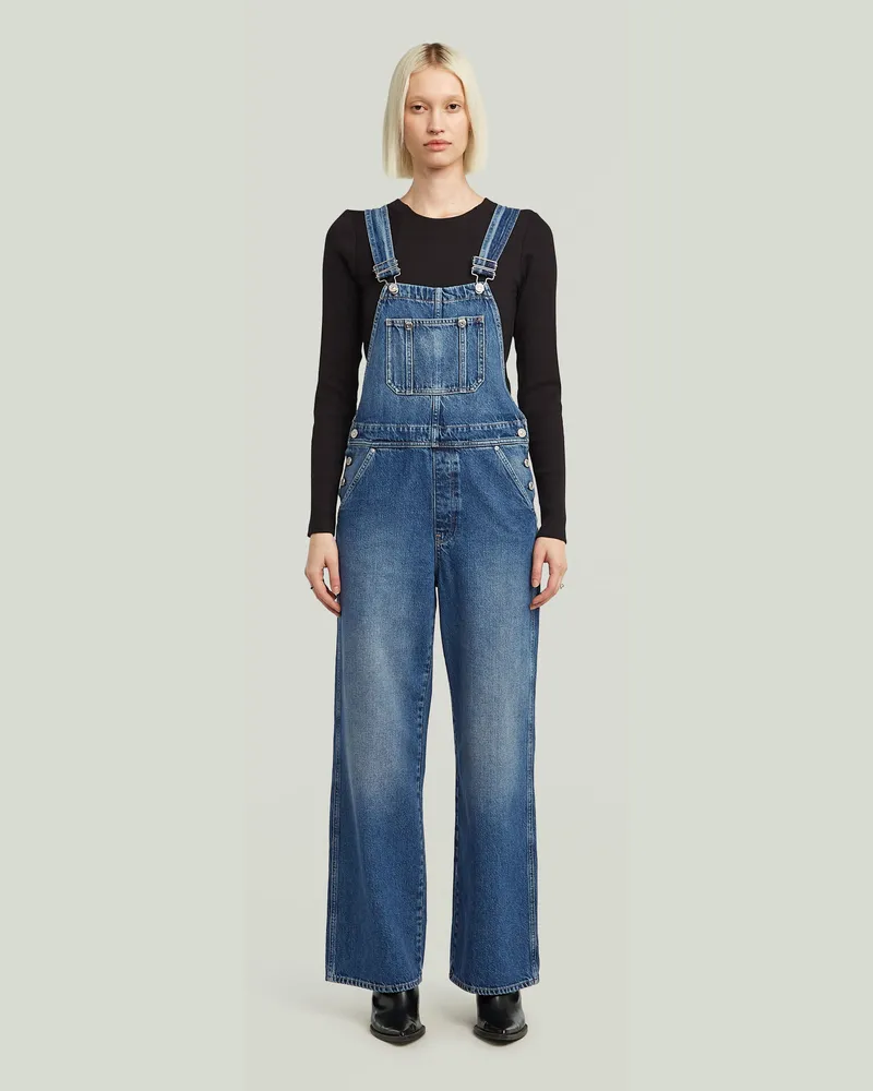 G-STAR RAW Straight Leg Latzhose - Andere - Damen Andere