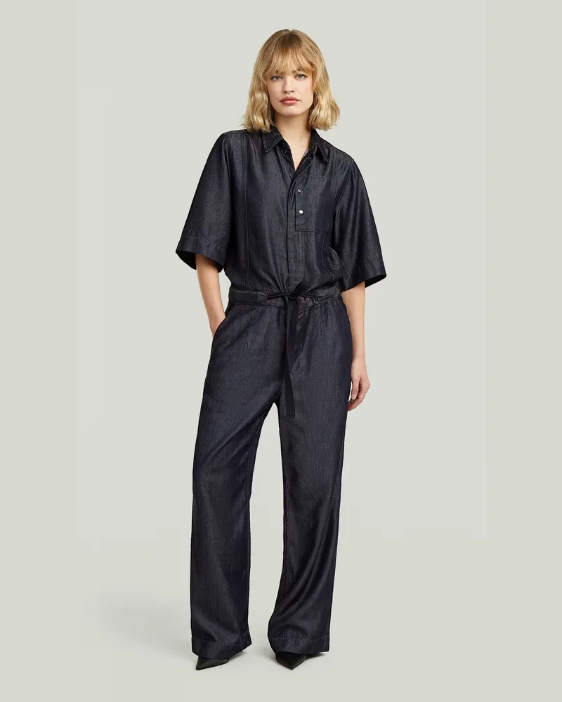 G-STAR RAW Regular Jumpsuit - Dunkelblau - Damen Dunkelblau