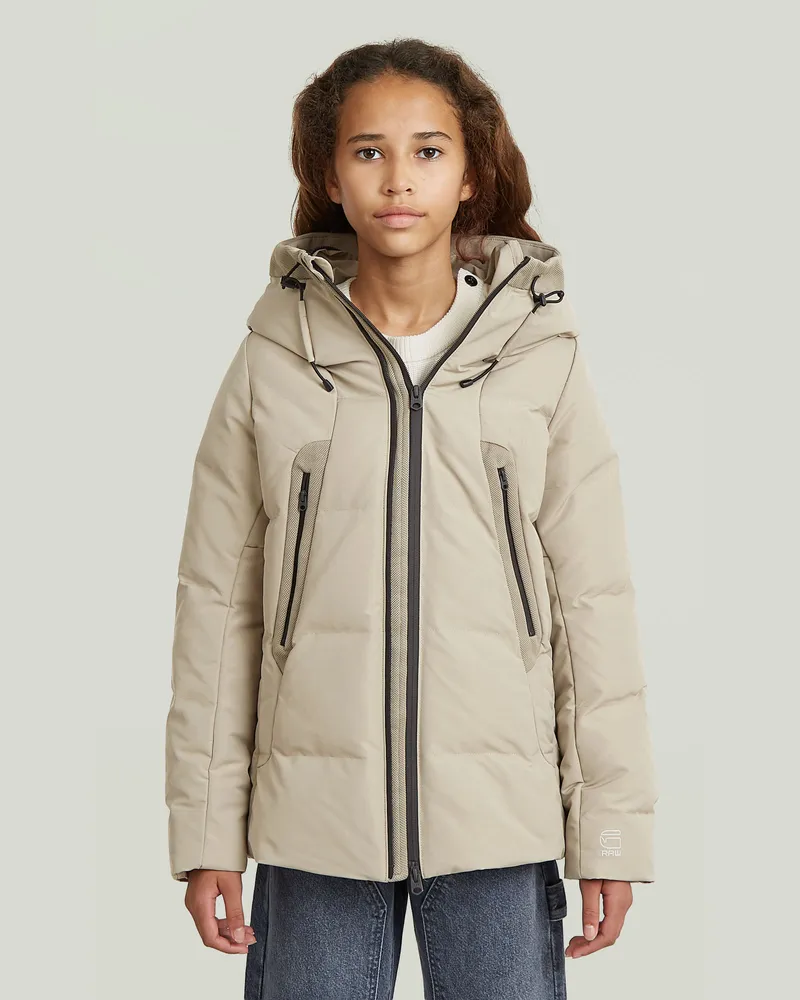 G-STAR RAW Girls Cayley Padded Jacke - Beige - mädchen Beige
