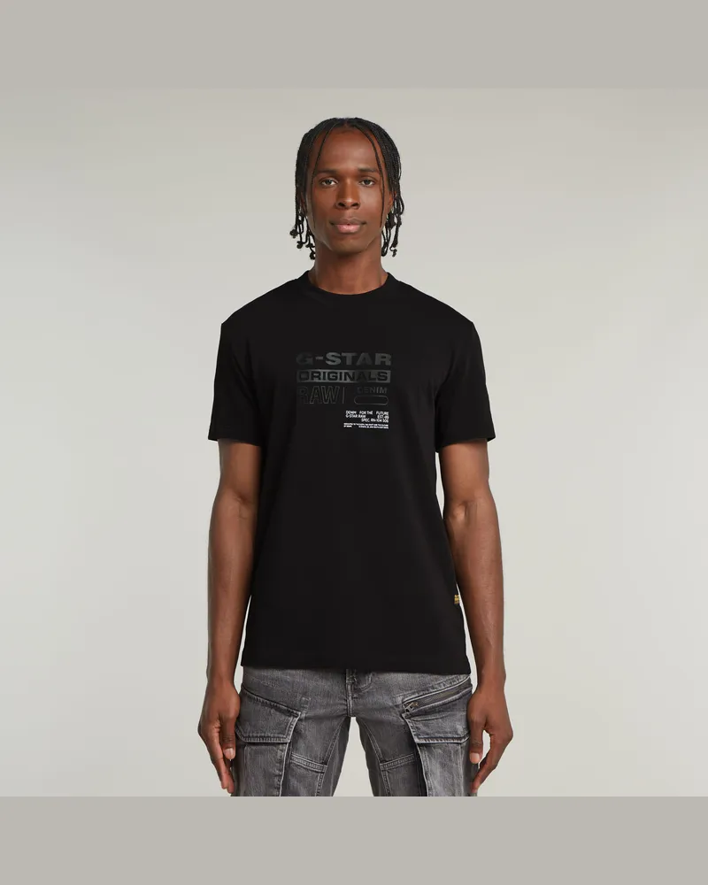 G-STAR RAW Originals T-Shirt - Schwarz - Herren Schwarz