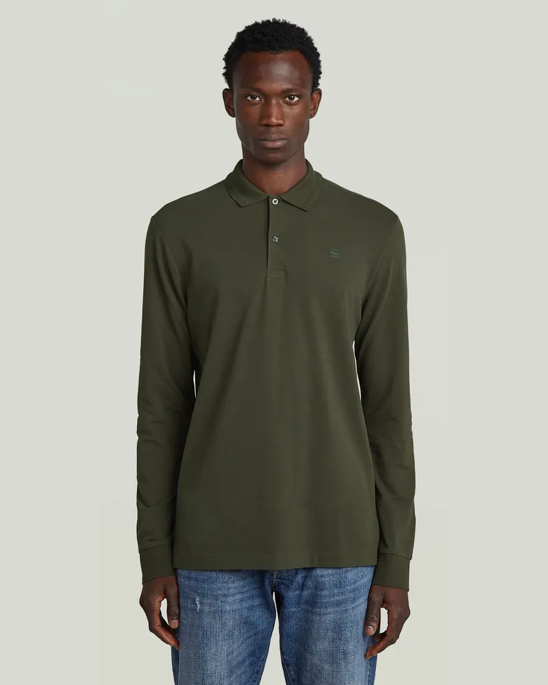 G-STAR RAW Dunda Slim Poloshirt - Grau - Herren Grau