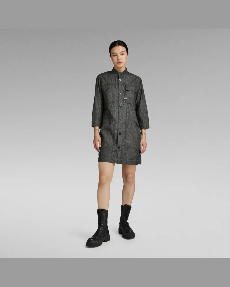 G-STAR RAW Shirt Kleid - Schwarz - Damen Schwarz
