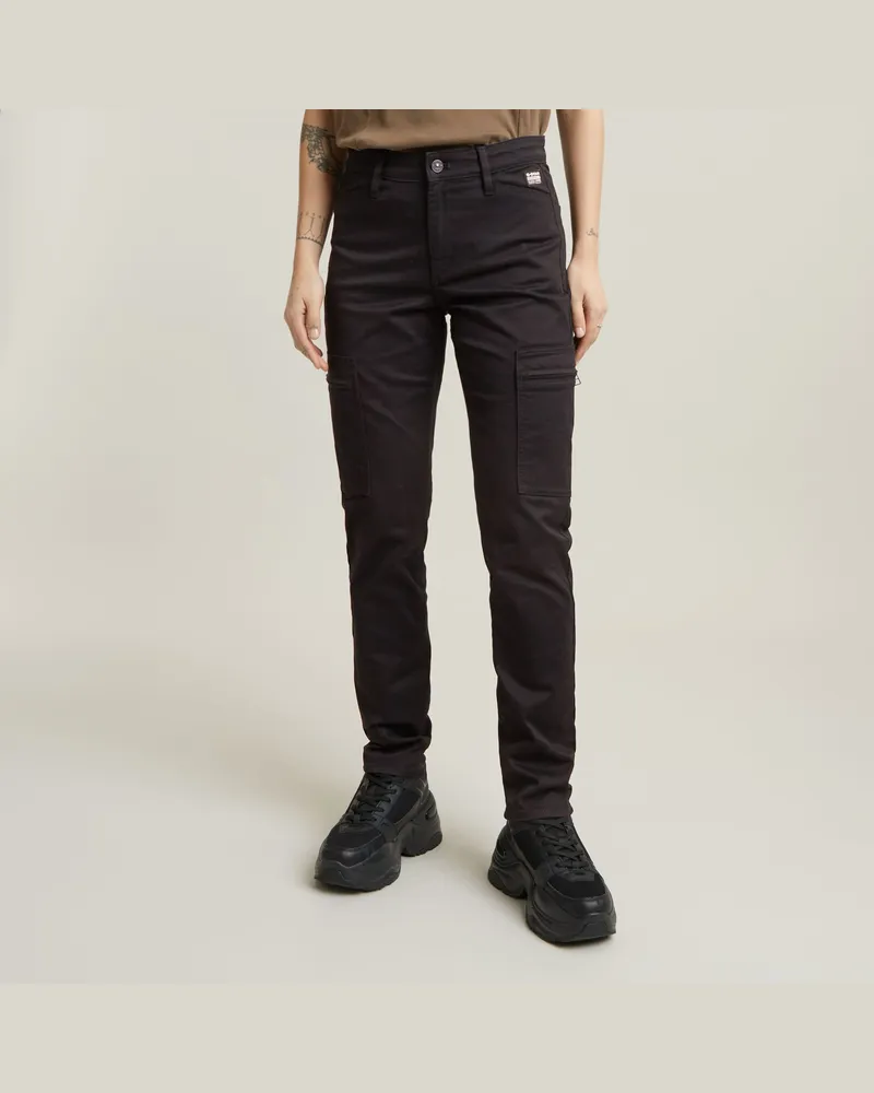 G-STAR RAW Skinny Cargohose 2.0 - Schwarz - Damen Schwarz