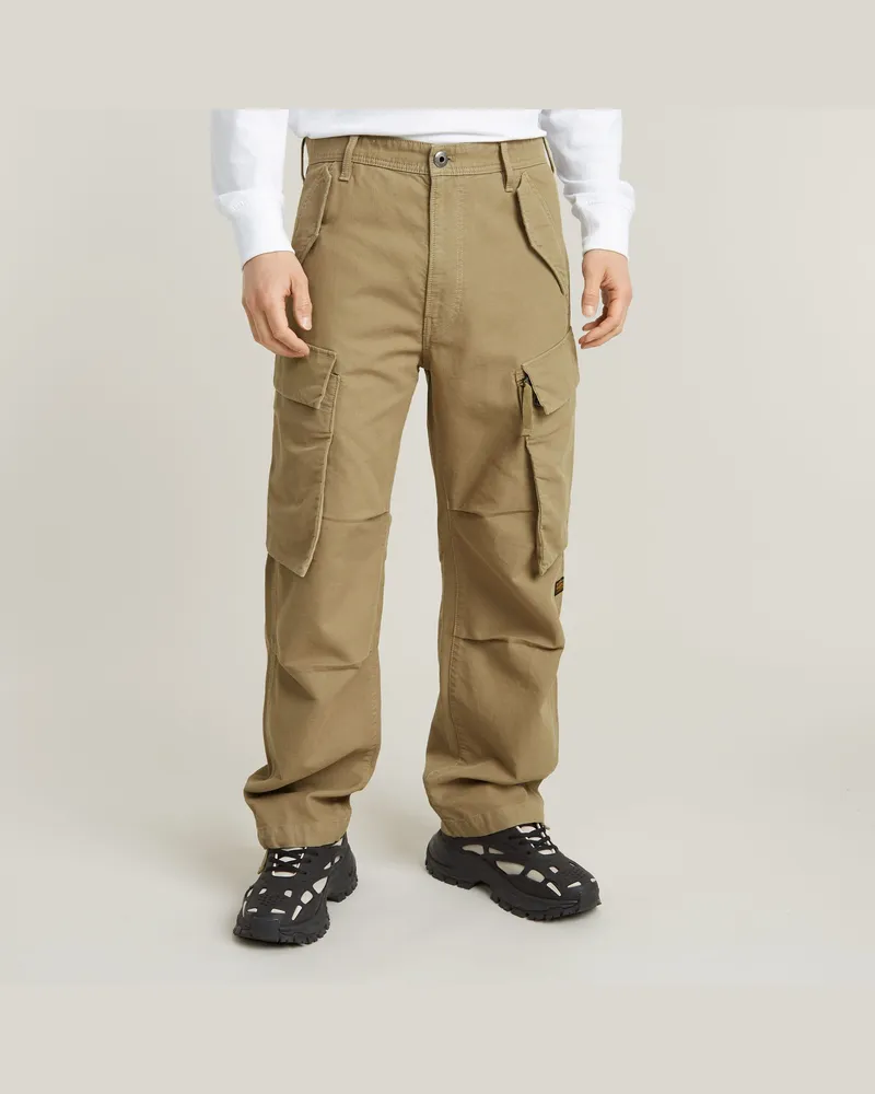 G-STAR RAW R-3N Regular Straight Cargohose - Beige - Herren Beige