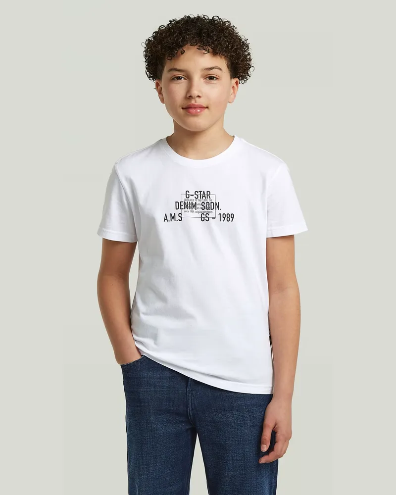 G-STAR RAW Boys Base Sleeveless T-Shirt - Weiß - jungen Weiß