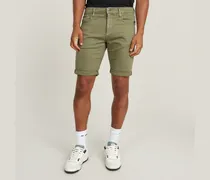 3301 Slim Denim Shorts - Grün - Herren