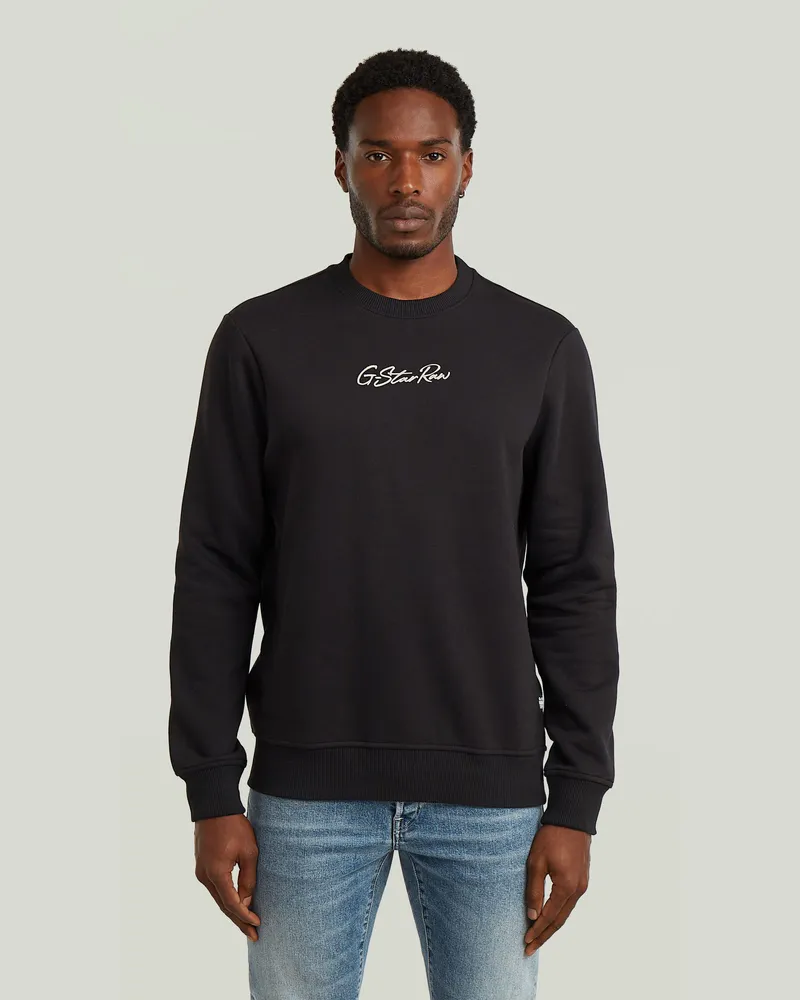 G-STAR RAW Autograph Sweatshirt - Schwarz - Herren Schwarz