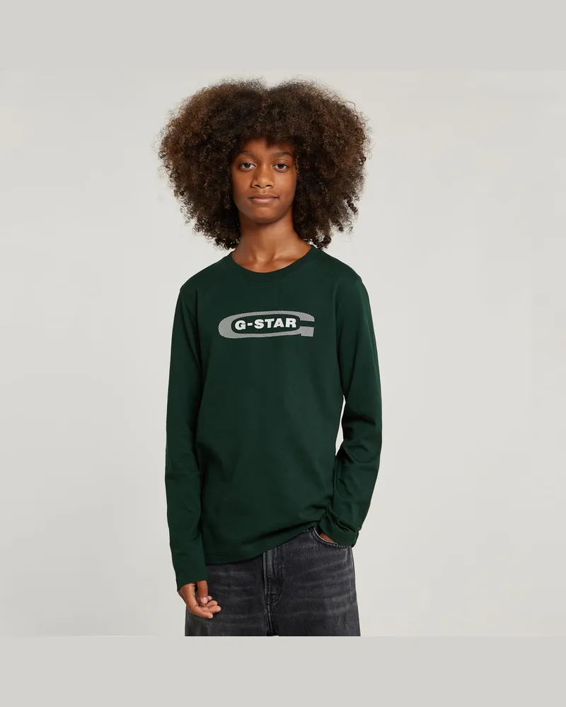 G-STAR RAW Jungen T-Shirt Regular - Grün - jungen Grün