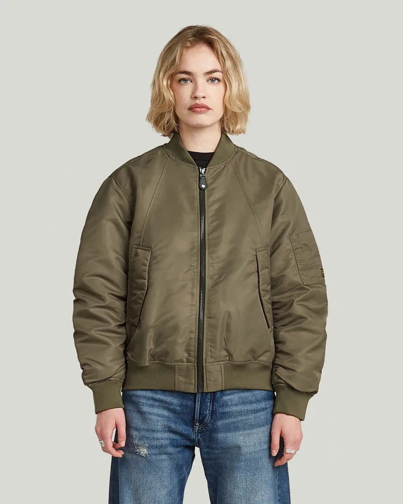 G-STAR RAW Bomber Padded Jacke - Braun - Damen Braun