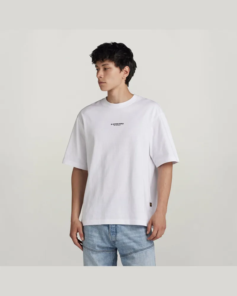 G-STAR RAW Center Chest Boxy T-Shirt - Weiß - Herren Weiß