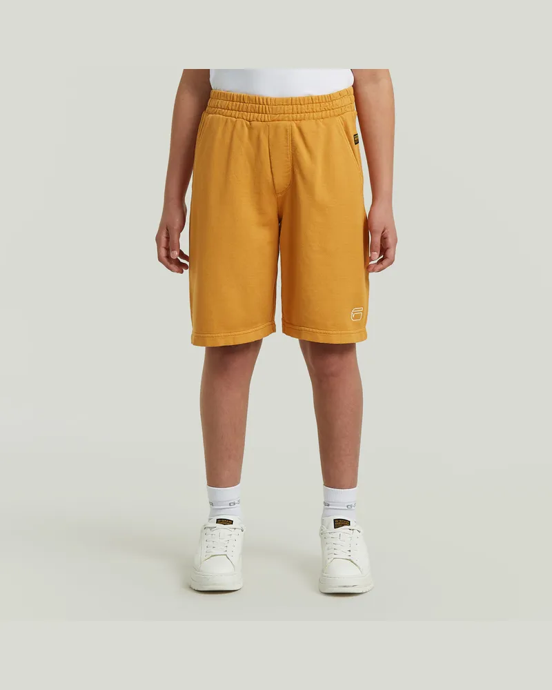 G-STAR RAW Boys Entry Sweat Shorts - Gelb - jungen Gelb