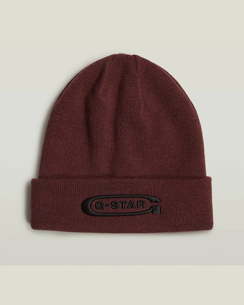 G-STAR RAW Originals Artwork Long Beanie - Rot - Herren Rot