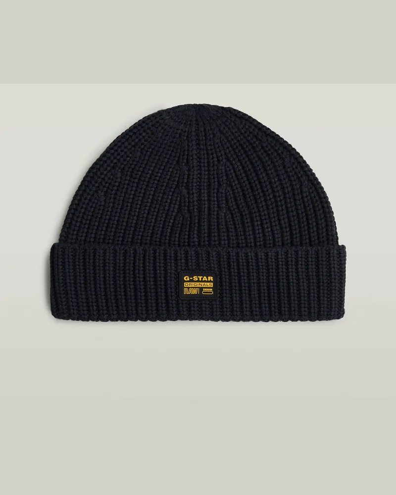 G-STAR RAW Originals Fisherman Beanie - Dunkelblau - Herren Dunkelblau