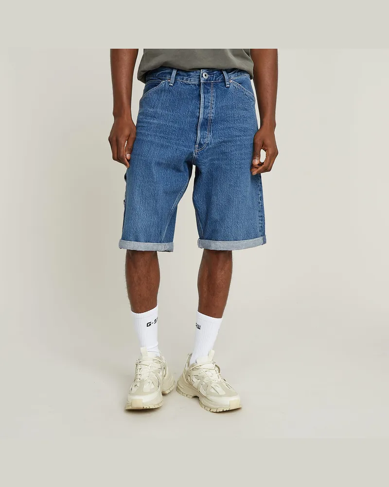 G-STAR RAW Bam Logger Shorts - Mittelblau - Herren Mittelblau