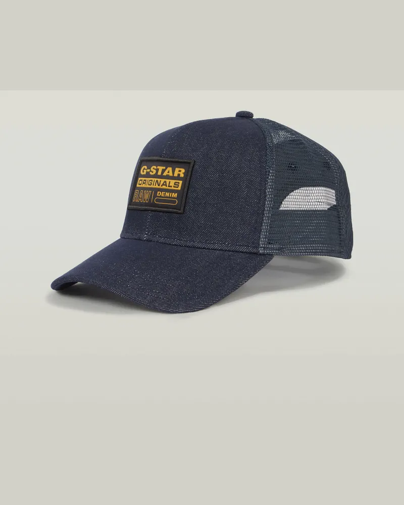 G-STAR RAW Unisex Baseball Trucker Neo Raw Cap - Dunkelblau - Herren Dunkelblau