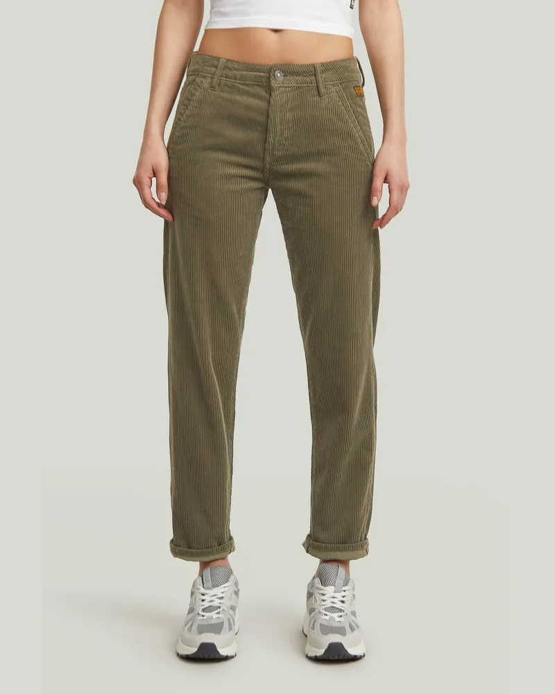 G-STAR RAW Kate Boyfriend Chino - Grün - Damen Grün