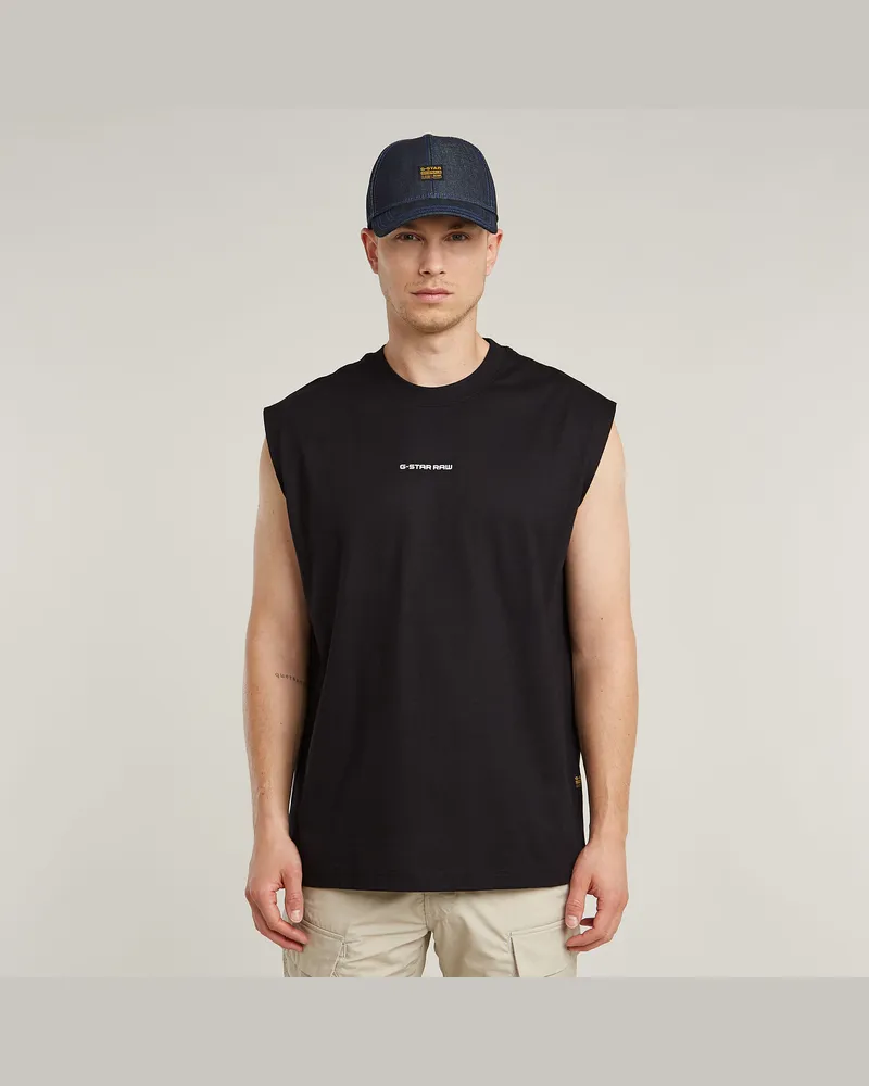 G-STAR RAW Boxy T-Shirt - Schwarz - Herren Schwarz