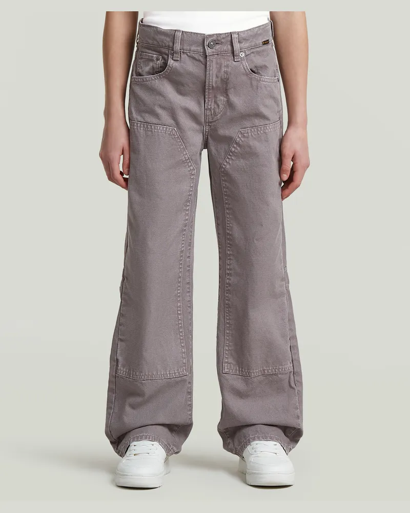G-STAR RAW Girls Bowey 3D Carpenter Loose Hose - Grau - mädchen Grau