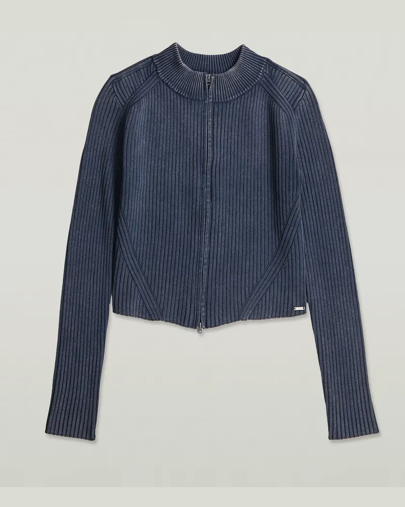 G-STAR RAW 2 Way Washed Slim Knit - Dunkelblau - Damen Dunkelblau