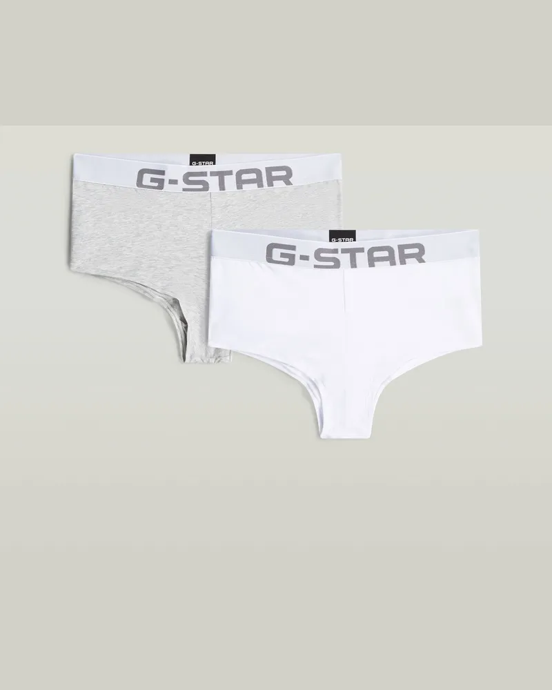 G-STAR RAW Boyfriend Shorts 2er-Pack - Mehrfarbig - Damen Mehrfarbig