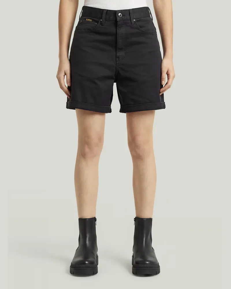 G-STAR RAW Judee Shorts Clean Edge - Schwarz - Damen Schwarz