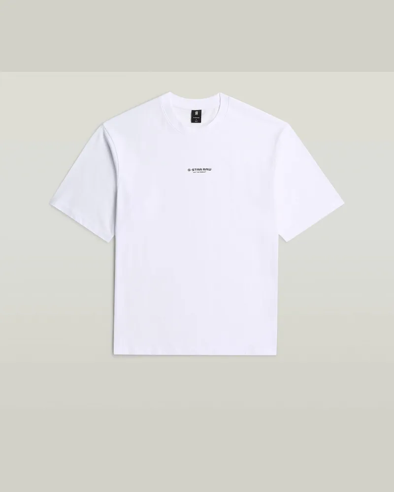 G-STAR RAW Center Chest Boxy T-Shirt - Weiß - Herren Weiß
